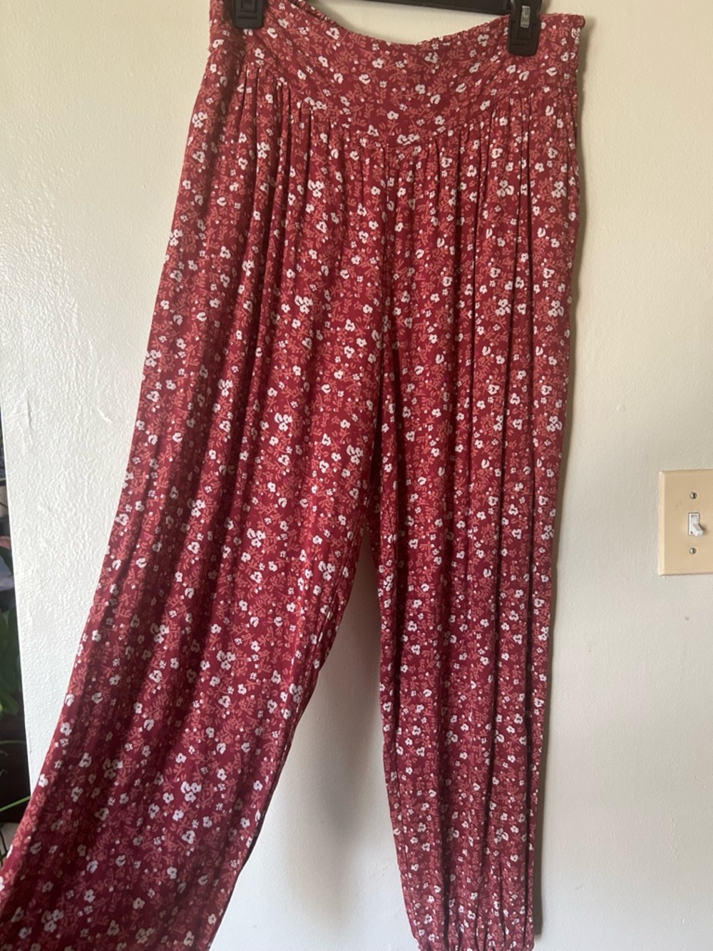 Flowy M Harem Pants Boho Hippie Garden Girl Breezy Whimsy Coastal Beachside